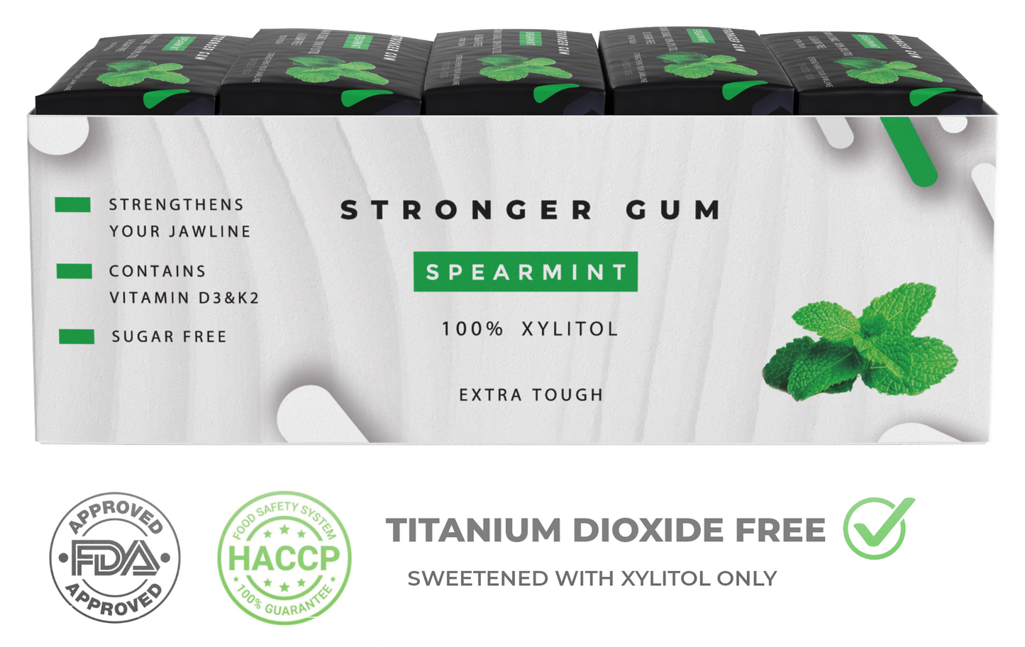 Stronger Gum for developing a strong Jawline. The most effective jaw exerciser for developing aesthetic facial features. Stronger Gum is the leading brand in jawline chewing gum.